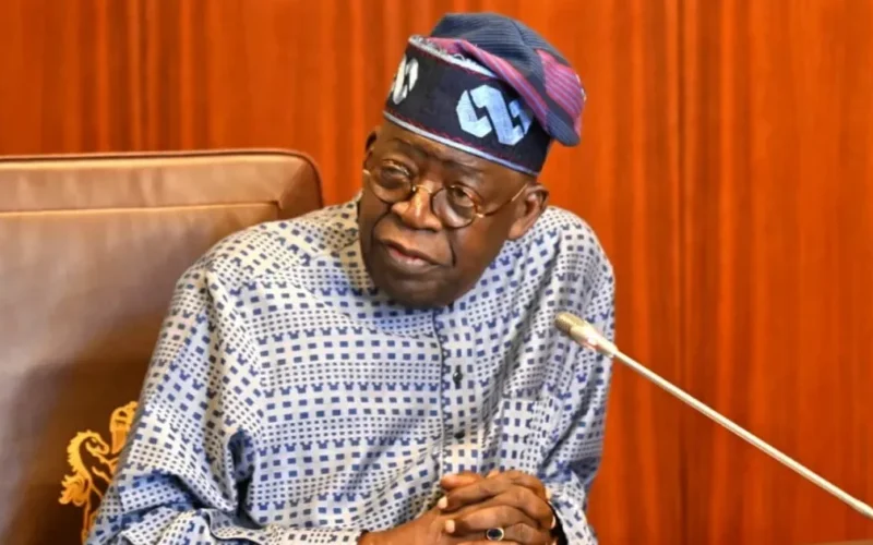 President Bola Tinubu seated at a meeting