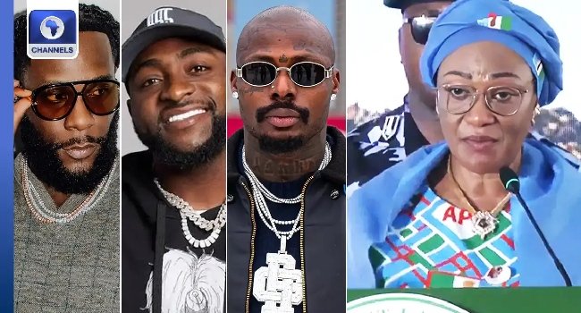 oluremi-tinubu-urges-burna-boy-davido-others-to-help-poor-nigerians