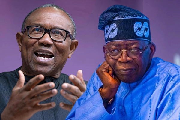 Peter Obi and President Bola Tinubu