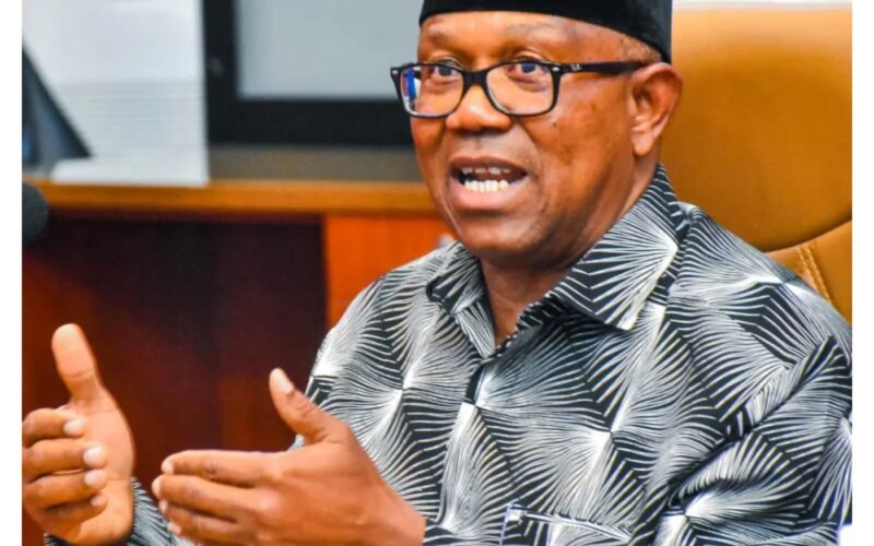 Peter Obi speaking at a public event