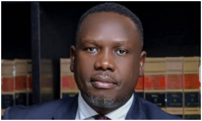 Daniel Bwala, presidential spokesman, in a portrait photograph