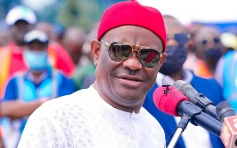 Nyesom Wike speaking at a public event in Abuja
