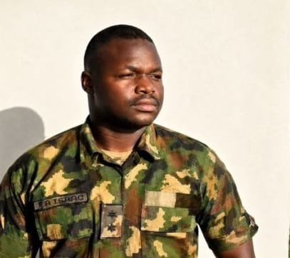 Lt. Felix Ademe Isaac, who died during the Oyo rescue operation