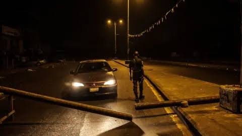 Source-origin checkpoint image used for the Abuja police extortion report