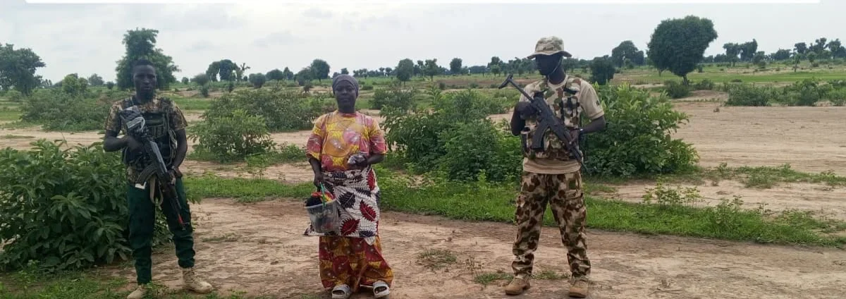 Source-origin image of the Ghanaian national arrested in the Borno operation