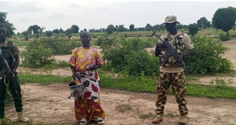 Source-origin image of the Ghanaian national arrested in the Borno operation