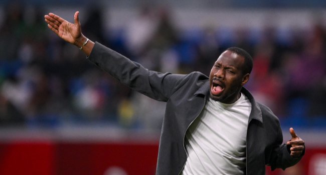 Senegal coach Pape Thiaw during an Africa Cup of Nations match
