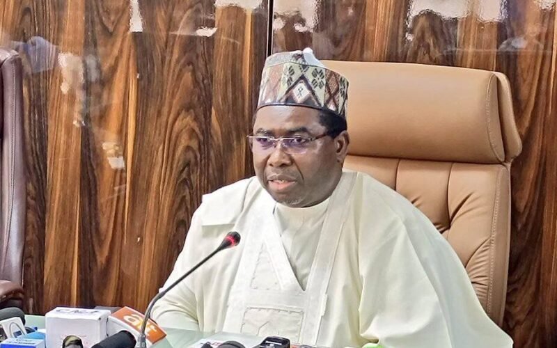 INEC Chairman Joash Amupitan at a meeting