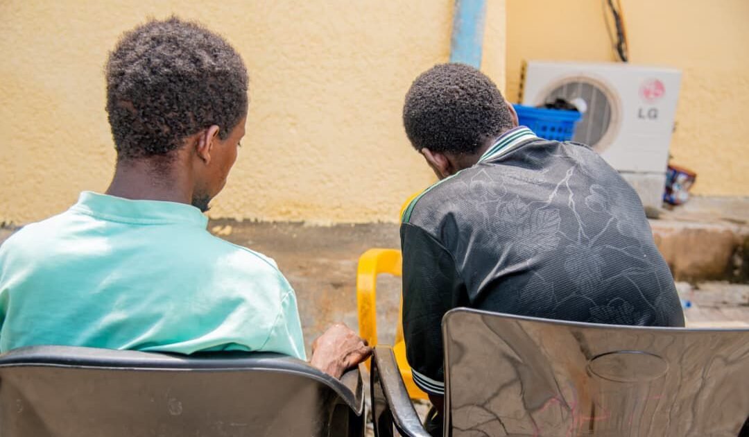 Suspects photographed during the police FCT-Nasarawa kidnap syndicate operation