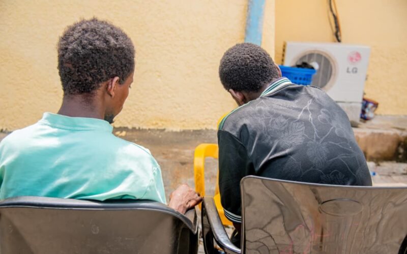 Suspects photographed during the police FCT-Nasarawa kidnap syndicate operation