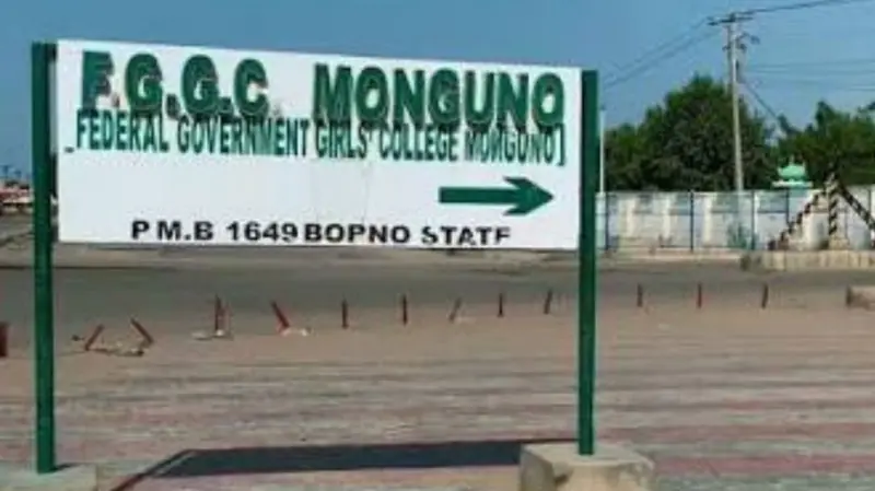 FGGC Monguno signboard in Borno State