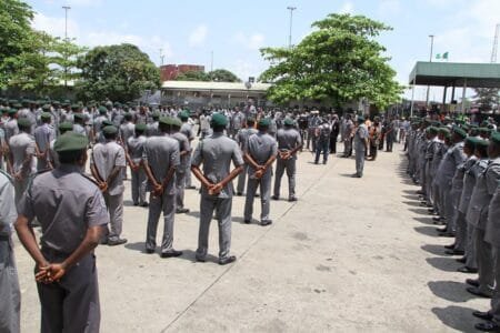 Nigeria Customs Service personnel