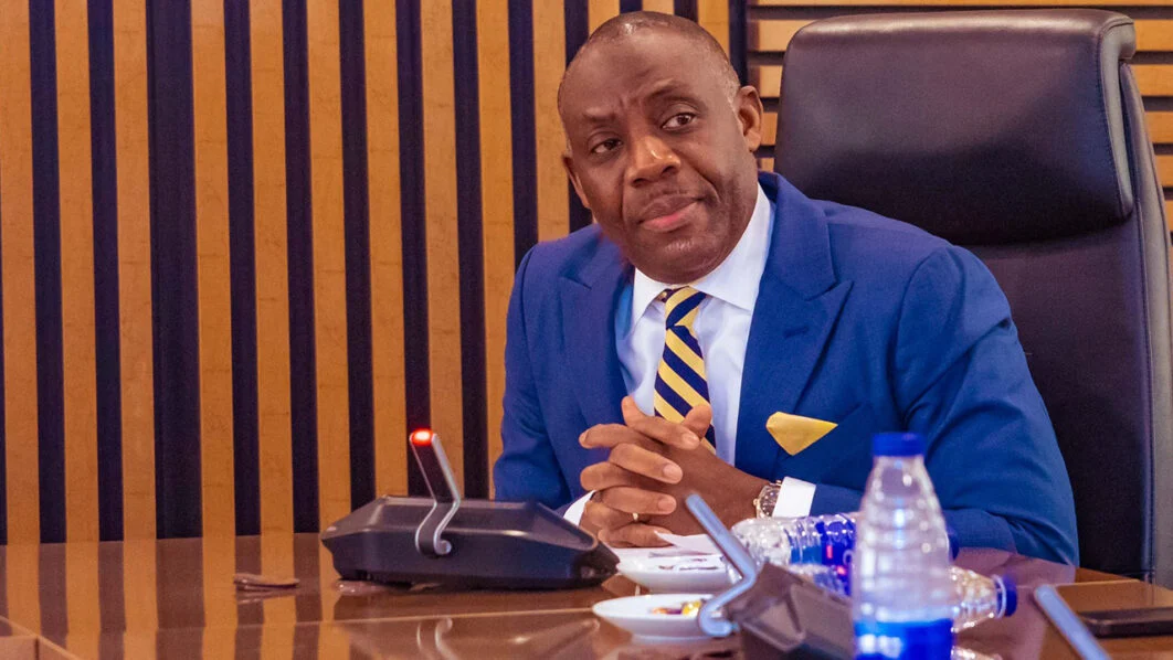 Education Minister Tunji Alausa at a meeting