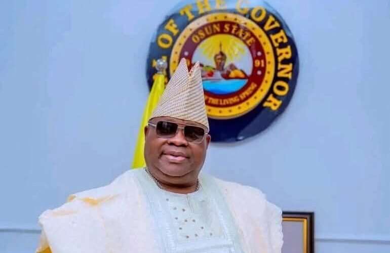 Osun State Governor Ademola Adeleke at Government House