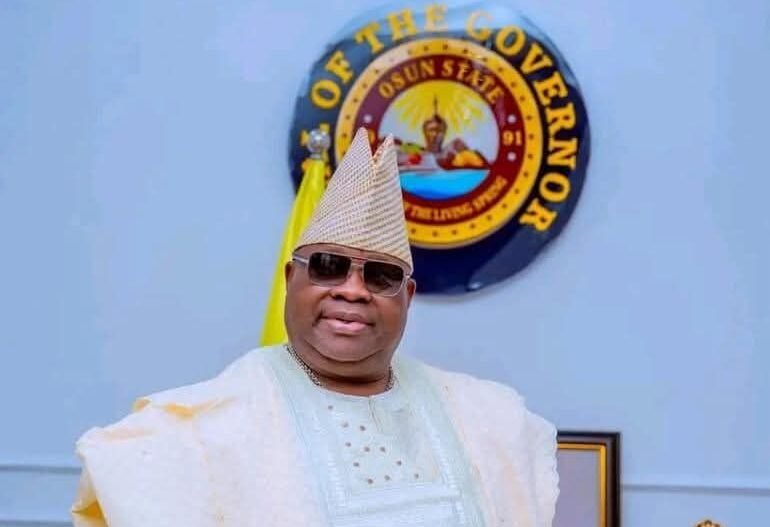 Osun State Governor Ademola Adeleke at Government House