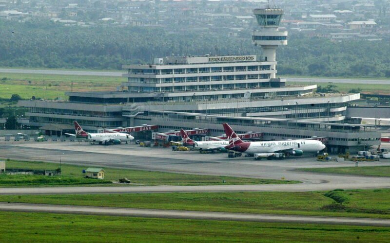 Murtala Muhammed Airport terminal in Lagos