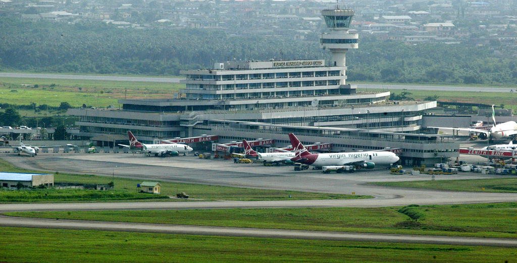 Murtala Muhammed Airport terminal in Lagos