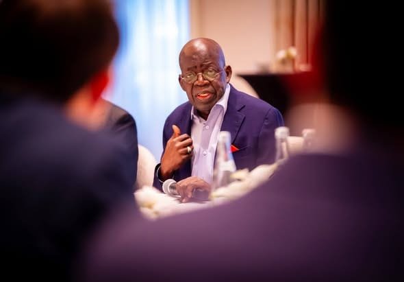 President Bola Tinubu at a meeting