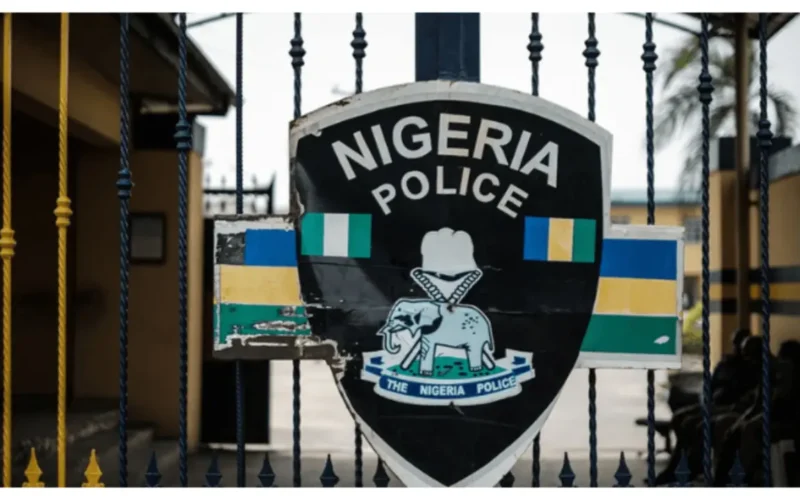 Nigeria Police sign used as a contextual image for an Osun arrest report