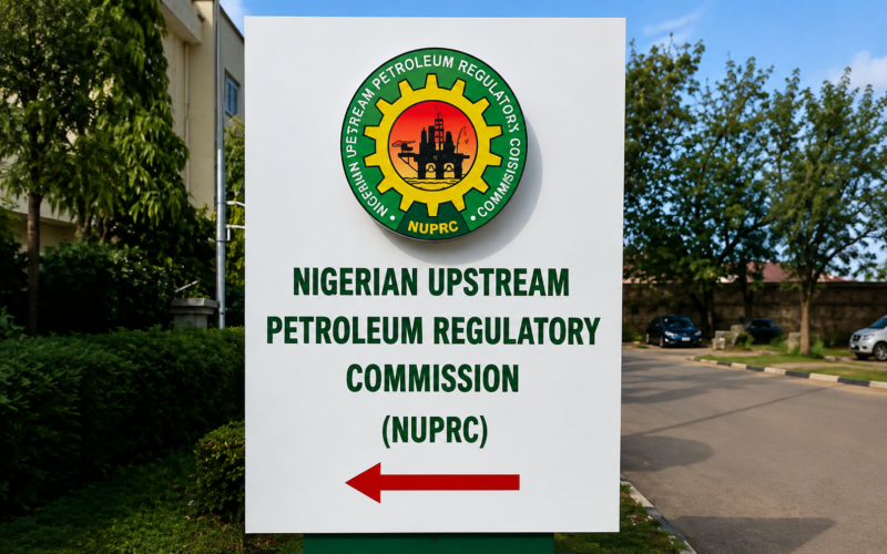 NUPRC signboard in Abuja, used contextually for the proposed domestic crude and gas swap arrangement.