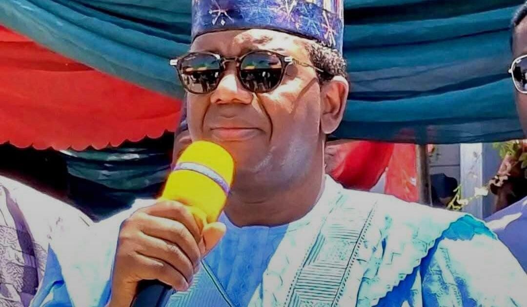 Bello Matawalle, Minister of State for Defence, speaking at a public event