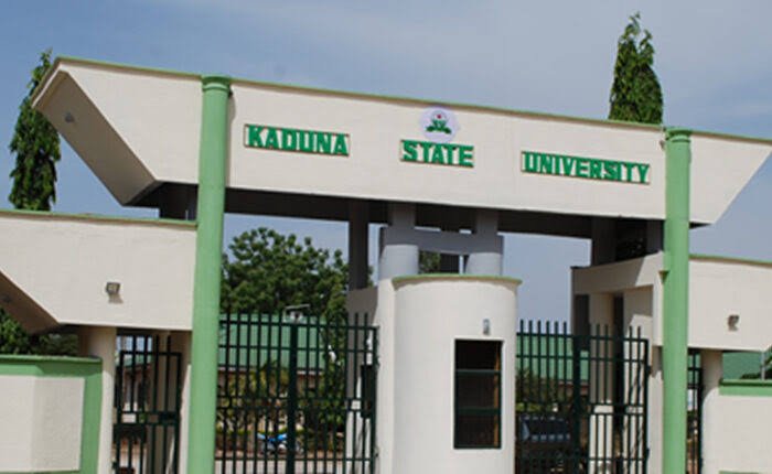 Entrance gate of Kaduna State University in Kaduna.