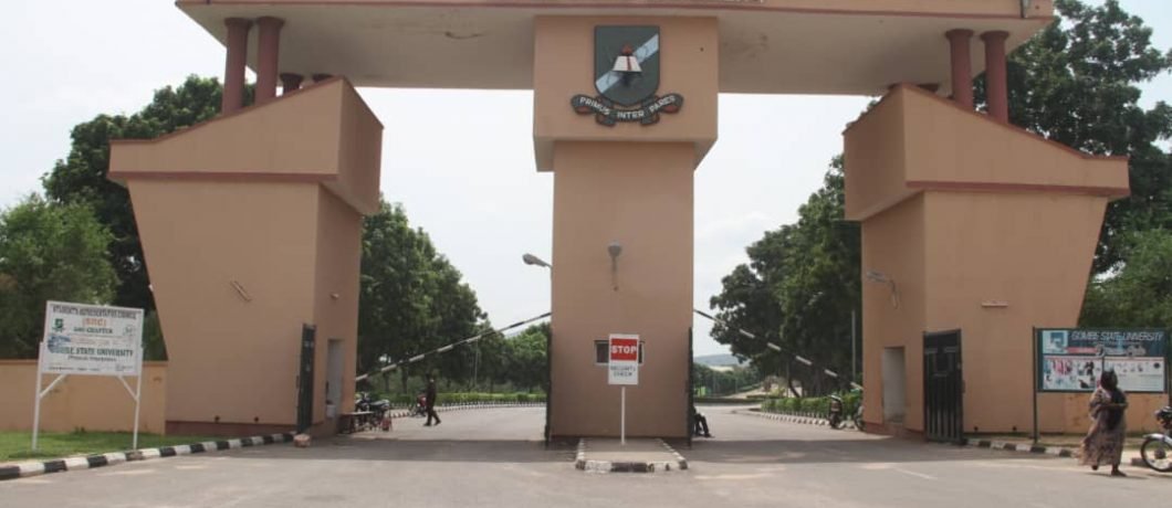 Entrance gate of Gombe State University in Gombe