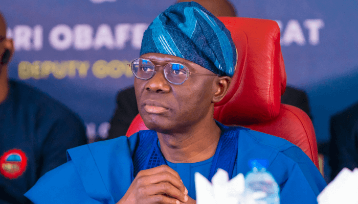 Lagos State Governor Babajide Sanwo-Olu at an official event