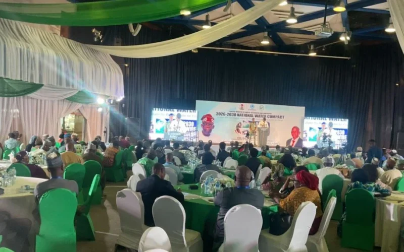 Stakeholders at a National Water Compact consultation event.