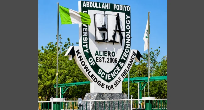 Abdullahi Fodio University of Science and Technology, Aliero sign in Kebbi State