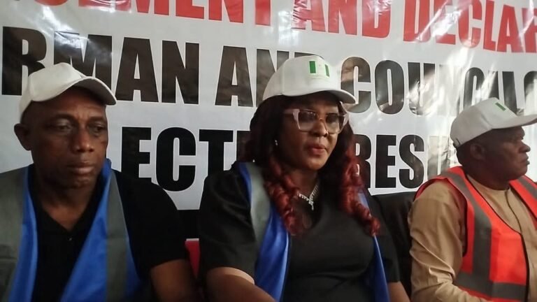 ANSIEC officials during the declaration of Anambra local government election results