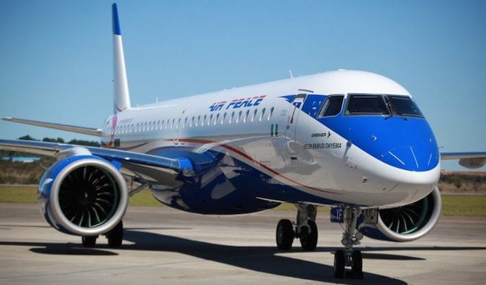 Air Peace aircraft on an airport runway