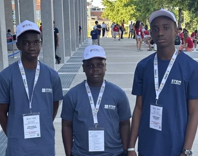 Nigerian students at an international STEM event, used as a contextual image for the Chevening scholarship application report