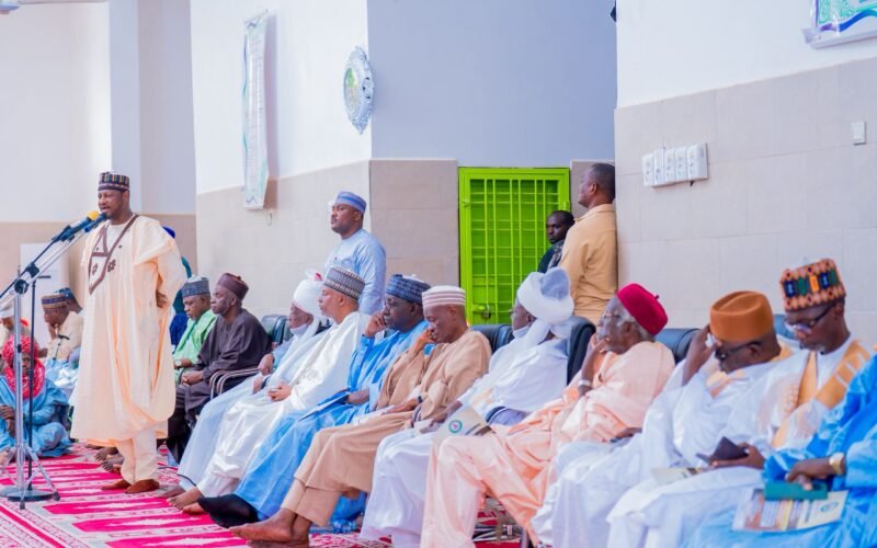 Katsina Governor Dikko Radda addressing people at a public event