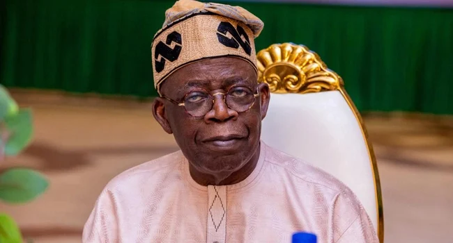President Bola Tinubu in a source photo used as contextual image for his response to the rescue of 308 abducted people