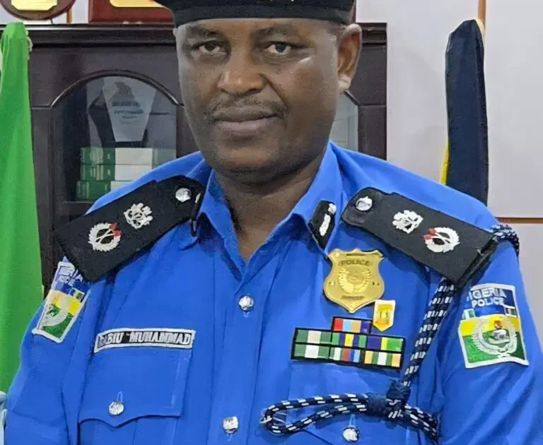 Kaduna Commissioner of Police Muhammad Rabiu in police uniform