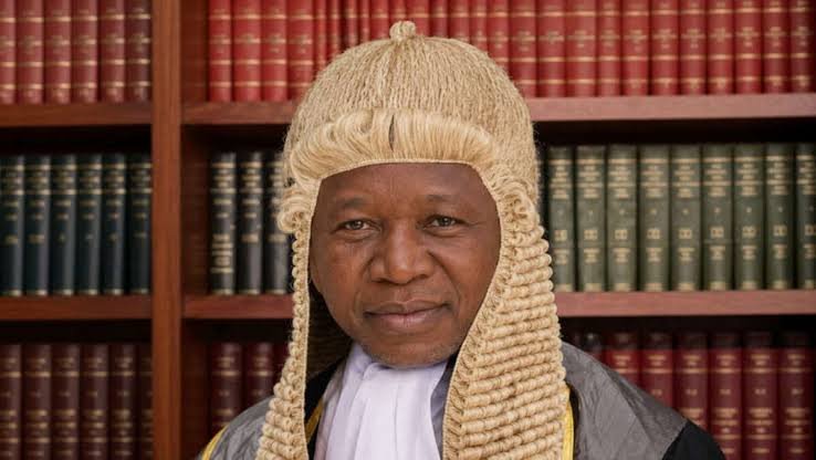 Justice Faruku Hassan Bunza in judicial robes