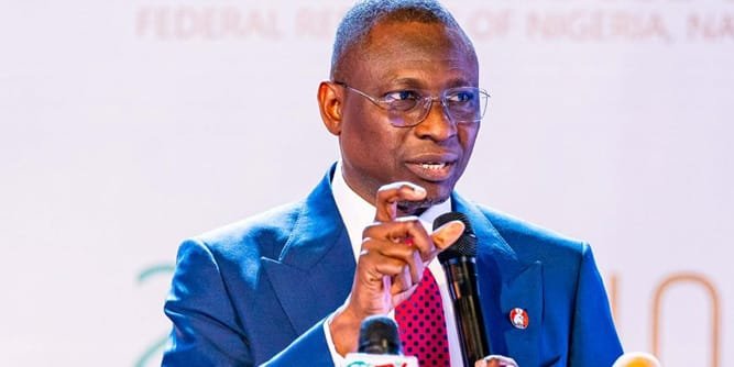 EFCC Chairman Ola Olukoyede speaking at a public event