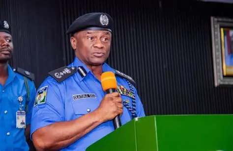 Inspector-General of Police Olatunji Disu at a police event. Source-origin image from Punch.
