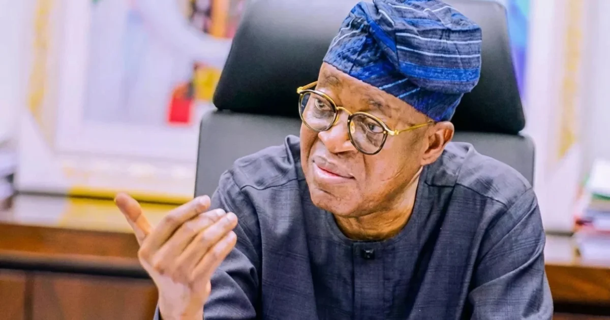 Gboyega Oyetola, Nigeria’s Minister of Marine and Blue Economy