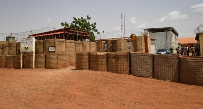 A view of Base 101 in Niamey, Niger Republic