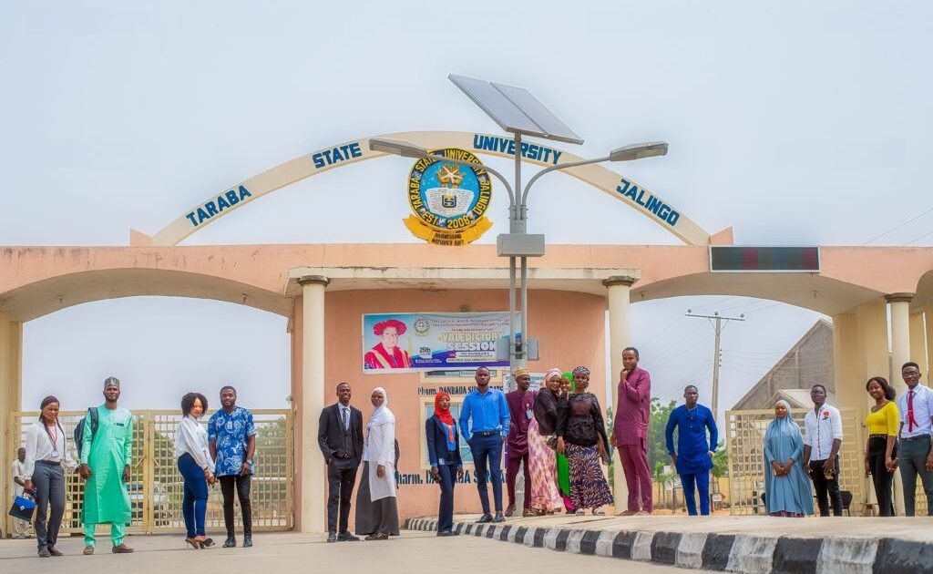 Entrance gate of Taraba State University in Jalingo