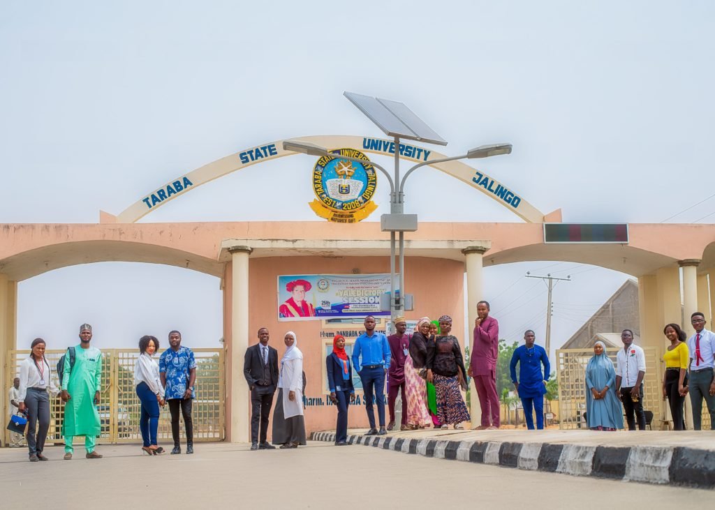 Entrance gate of Taraba State University in Jalingo