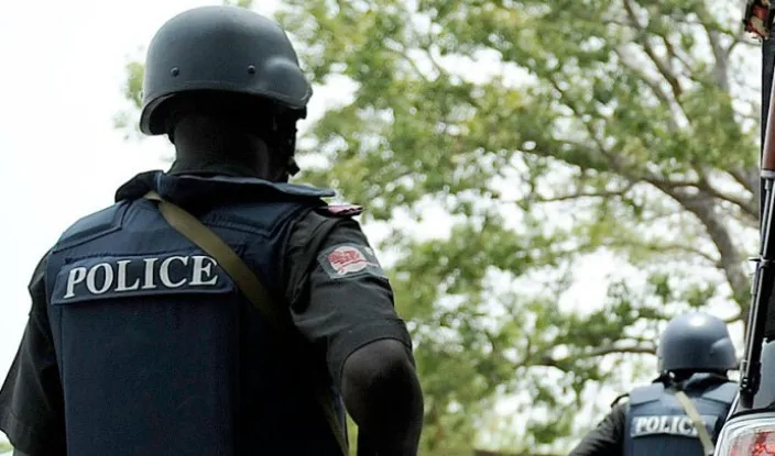 Police officers, used as a contextual image for the Edo farm kidnap rescue report