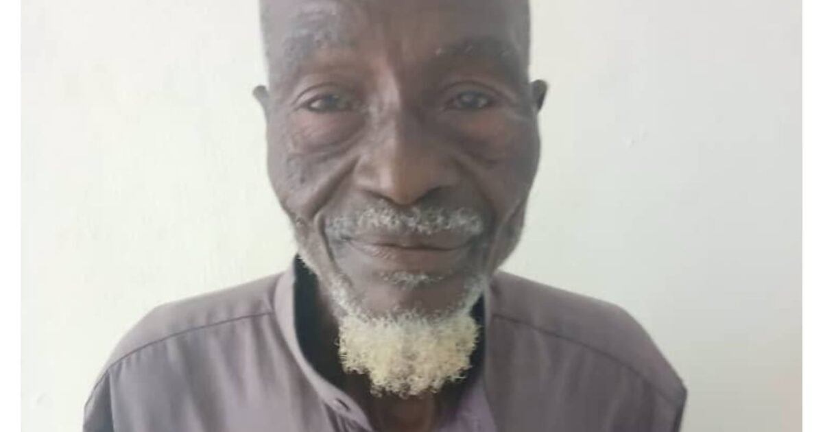 Dahiru Garba, the 87-year-old man charged in Adamawa