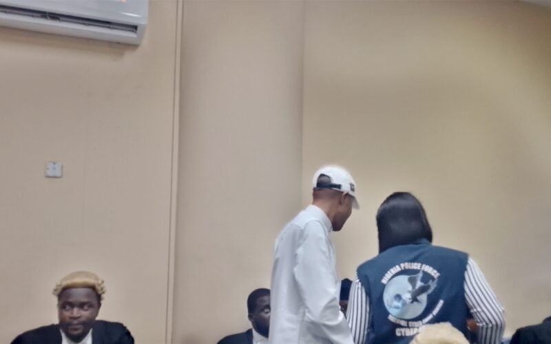 Adeniyi Adeyemi in court during his arraignment in Abuja