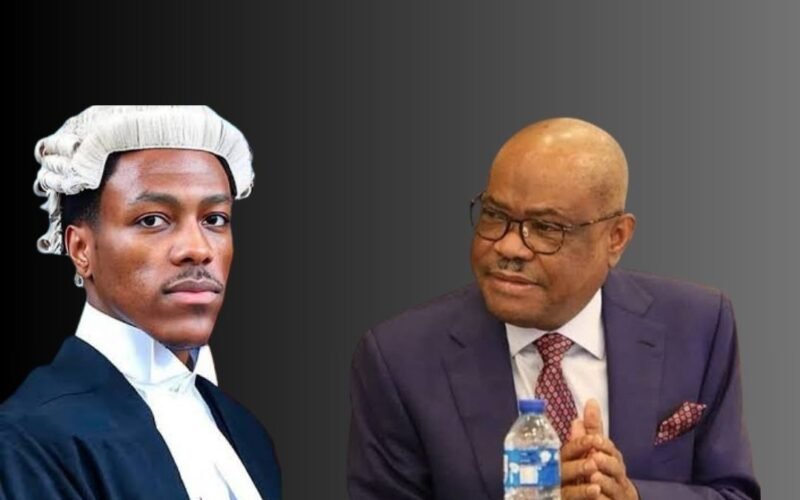 Composite image of Jordan Wike and Nyesom Wike used in a report on the land case