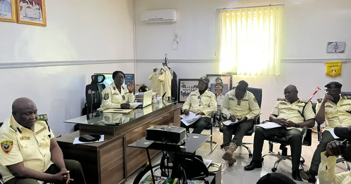 KASTLEA officials seated in an office meeting in Kaduna