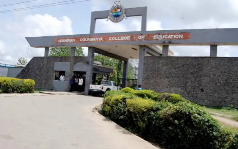 The main gate of the Lagos State University of Education, one of the three state universities where ASUU began an indefinite strike