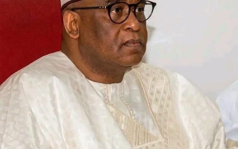 Bello Mandiya, former senator who represented Katsina South, seated at an official event